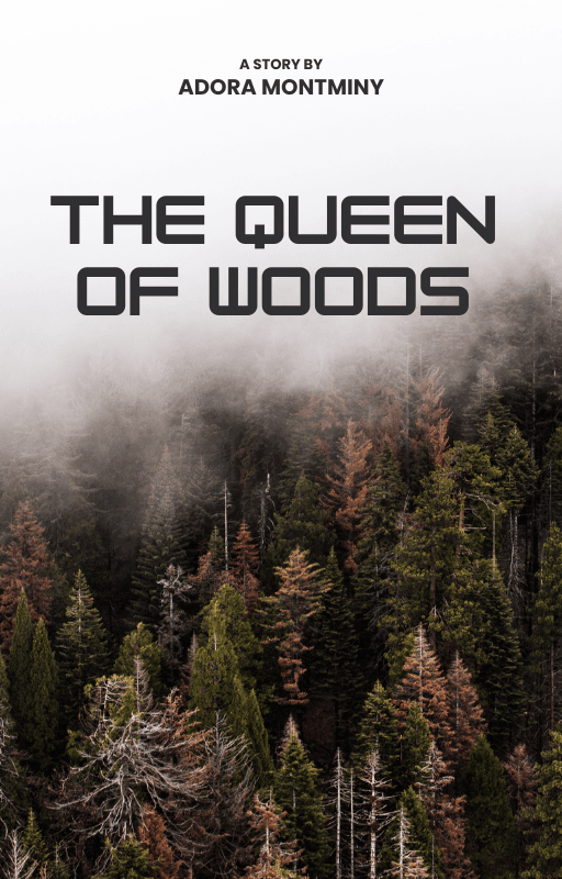 Green and Brown Typographic Woods Wattpad Book Cover